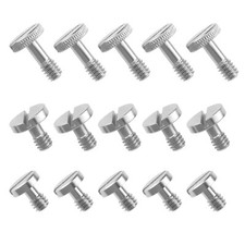Camera Screw Kit 1/4 Inch Plate Mounting Tripod Screw Quick Release 15-PCS