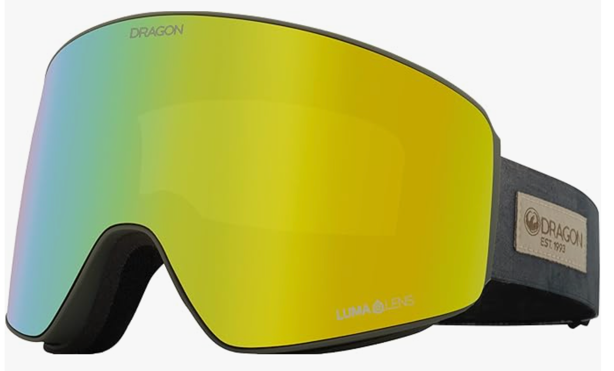 NEW Dragon PXV Snow Goggles-Reclaimed-Lumalens Gold+LL Amber | eBay
