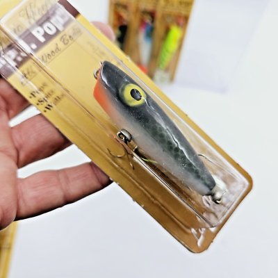 Vtg Luhr Jensen 3/16oz P.J. Pop Topwater Wood Surface Lure Sam