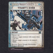 Mtg TYRANT'S SCORN #56 Showcase Outwlaw of Thunder Junction OTP Magic Ebg