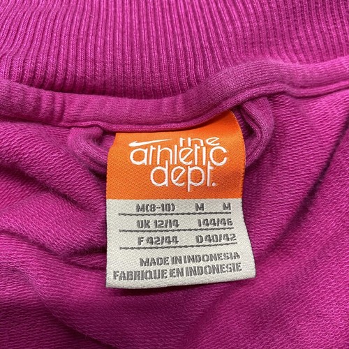 NIKE Graphic Print Full Zip Up Pink Activewear Sweatshirt Girl's Size Medium - Picture 12 of 12