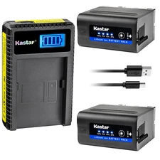 Kastar F980 Battery LCD Charger for Sony NP-F970 VL600 YN300 LED Video Light