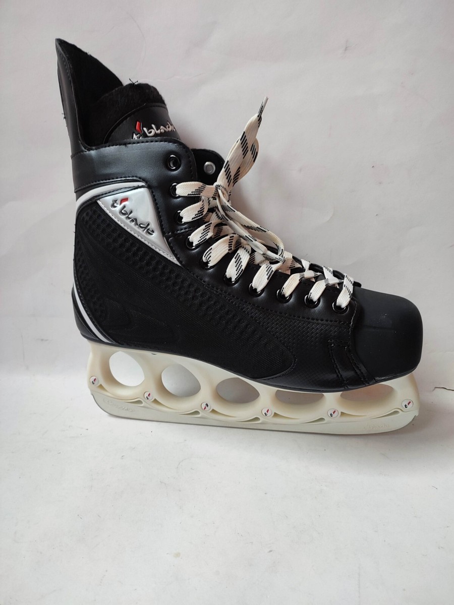 Patins à Glace T-Blade Funblade Noirs Taille 47 Pour Hockey - Neufs, Souples Et Unisexe