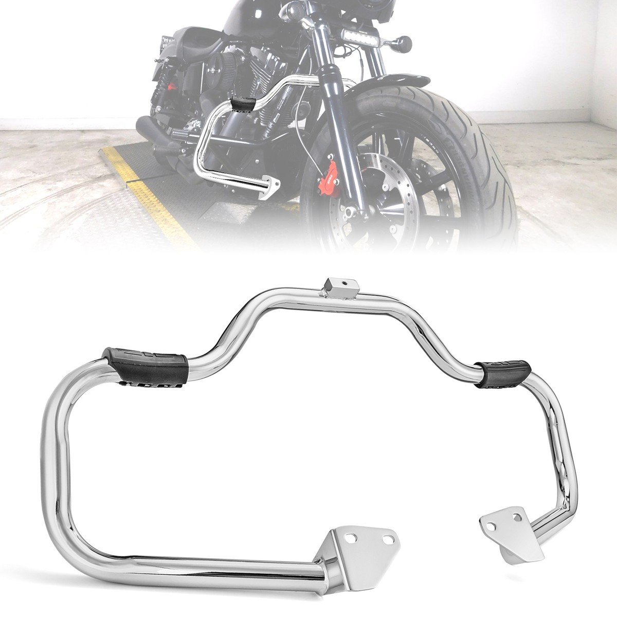 Chrome Crash Bar Engine Guard For Harley Touring (Street Glide, Road King) 1997-2019