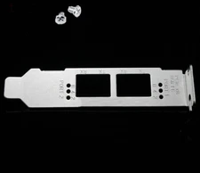 Dual Port Low-Profile Bracket for Qlogic QLE2562, IBM 42D0 HP AJ764 489191-001