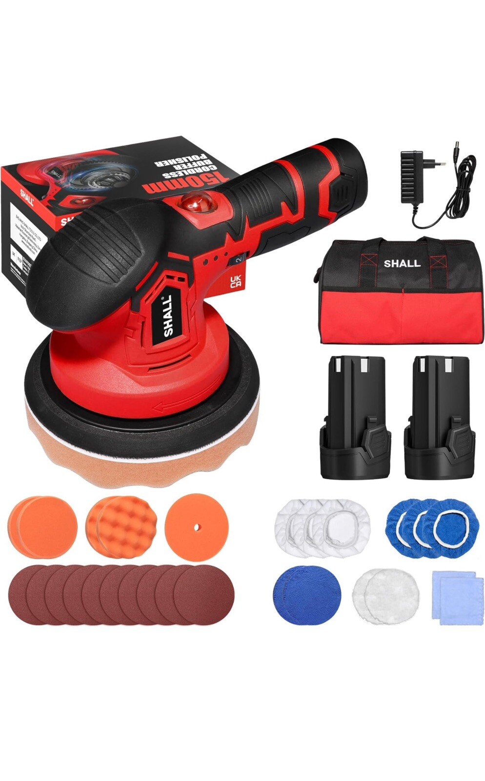 Offerta Lucidatrice Auto a Batteria 6" | Kit Completo 2500-5000RPM