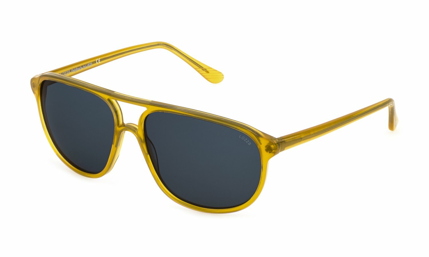Lozza Sonnenbrille SL1827Z ZILO SPORT  01AG Gelb Blau Mann Frau