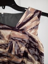 Nine West Women’s Knee Length Dress Brown Sleeveless Size 6 Pencil