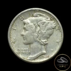 1945 Mercury Dime 10C 90% Silver XF Extra Fine Luster++