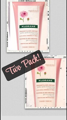 TWO PACK- Klorane Conditioner with Peony Relief for Dry + Sensitive Scalp