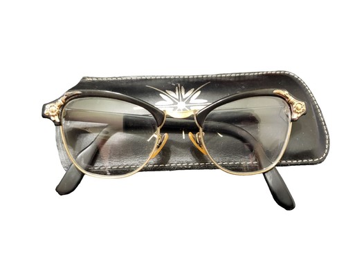 TART Optical Arnel Blackwood 1950s Vintage Eyeglasses - 44/20 RARE
