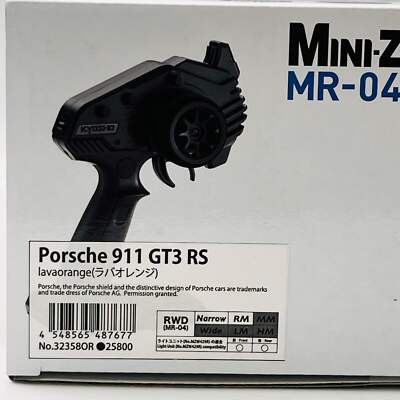 KYOSHO MINI-Z RWD MR-04 readyset Porsche 911 GT3 RS lavaorange