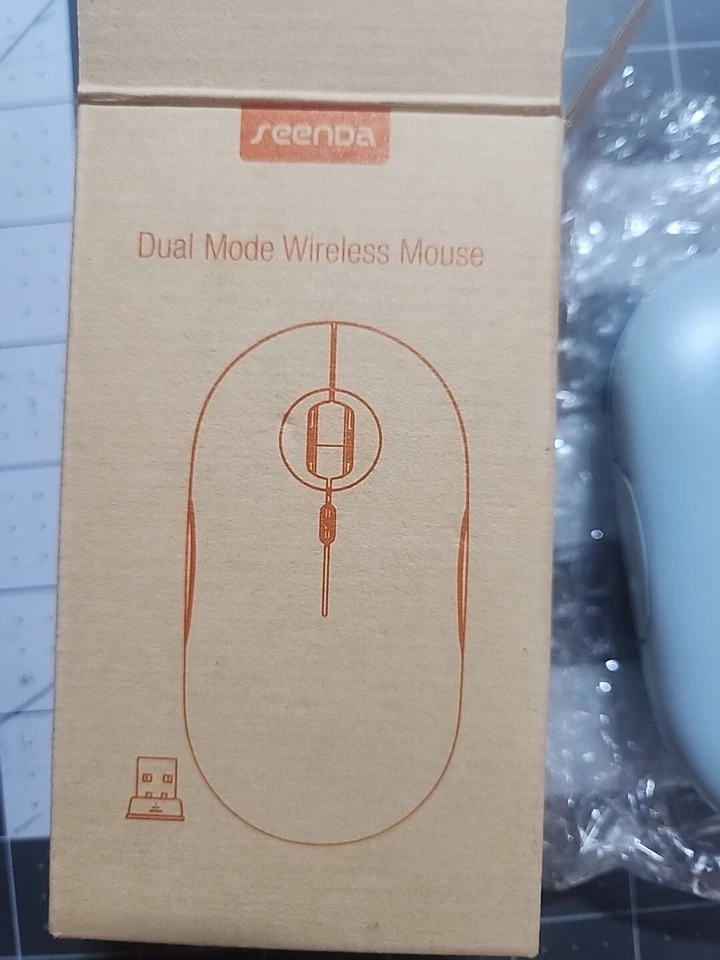 Seenda Wireless Mouse Blue Dual Mode Wireless Mouse - Image 2 of 4