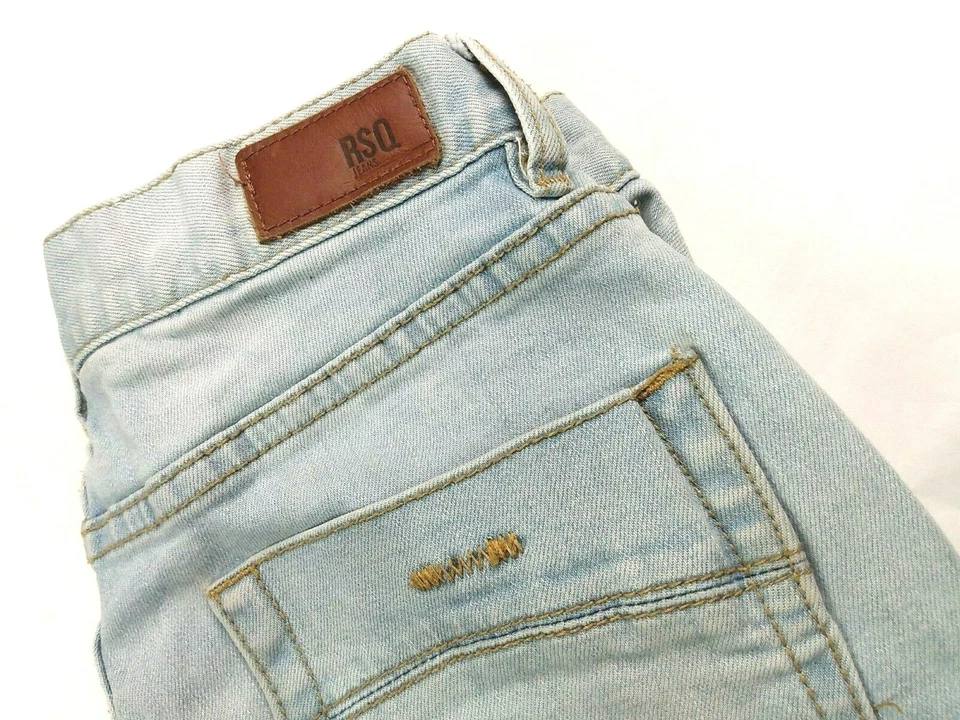 Pantalones de mezclilla RSQ talla 16 Tokyo súper ajustados lavado ligero Foto 4 de 4