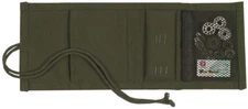 Travel Sewing Kit Olive Drab Canvas Tri-Fold Military Pouch w/ Threads & Needles