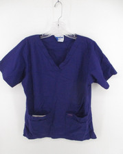 Landau Short Sleeve V Neck Scrub Top - No Size