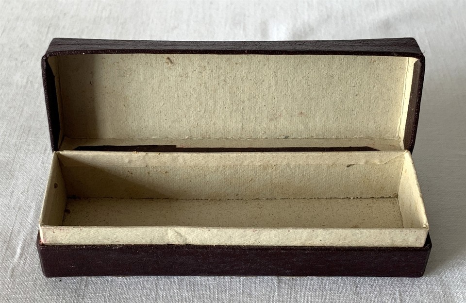 Vintage Empty Spanish Apothecary / Pharmacy Cardboard Ointment Box 1n