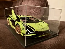 Acrylic Display Case for 1/8 Scale Model Car Large Showcase Countertop Storage