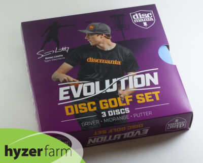Discmania EVOLUTION LINE 3-DISC BOX SET BEGINNER SET Hyzer Farm disc golf