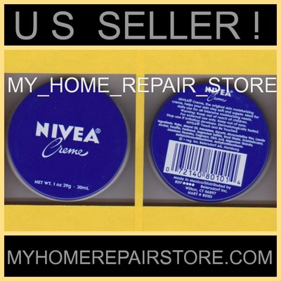 FREE S&H! YOU GET 2! NIVEA CREME SKIN MOISTURIZER TIN PURSE TRAVEL SIZE 1 OZ