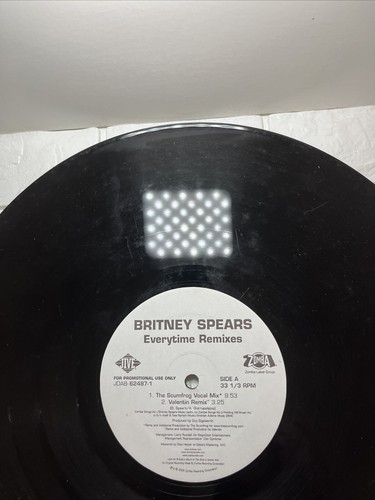 BRITNEY SPEARS EVERYTIME 12" PROMO VINYL REMIXES RECORD IN THE ZONE RARE! - Picture 8 of 20