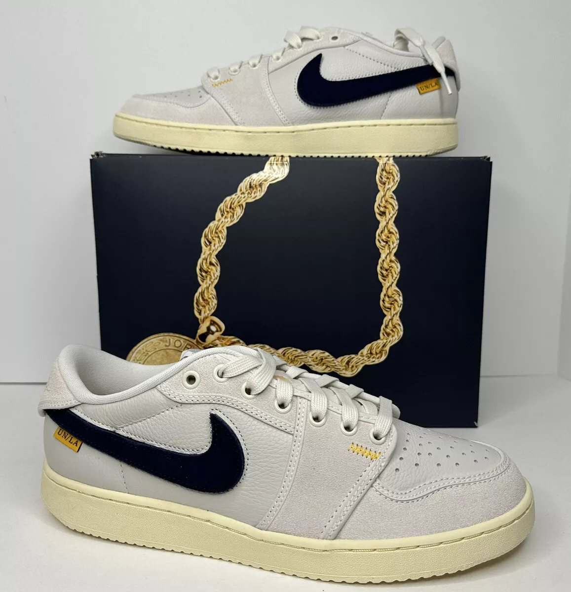 DS | Union LA x Air Jordan 1 KO Low Leather DZ4864-100 Sail Men's Sz 10