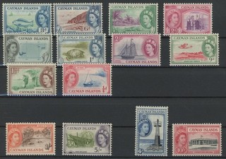 [G5423] Caimans Islands marina life good lot very fine MH stamps
