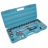 24-Teiliges 1/2 Zoll Antrieb Metrisch Mm Flaches SteckschlüSsel- Und ZubehöRs...