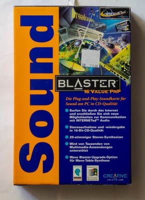 Creative Labs Sound Blaster 16 Value PnP CT2980 - NUR Verpackung