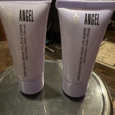Mugler Angel Perfuming Body Lotion & Hand Cream 1 oz  Each - Iconic Scent - NEW