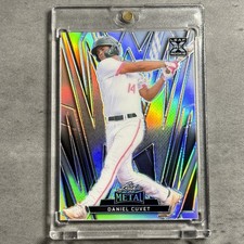 2024 Leaf Metal Silver Prismatic /185 Daniel Cuvet #92 Refractor XRC RC Rookie