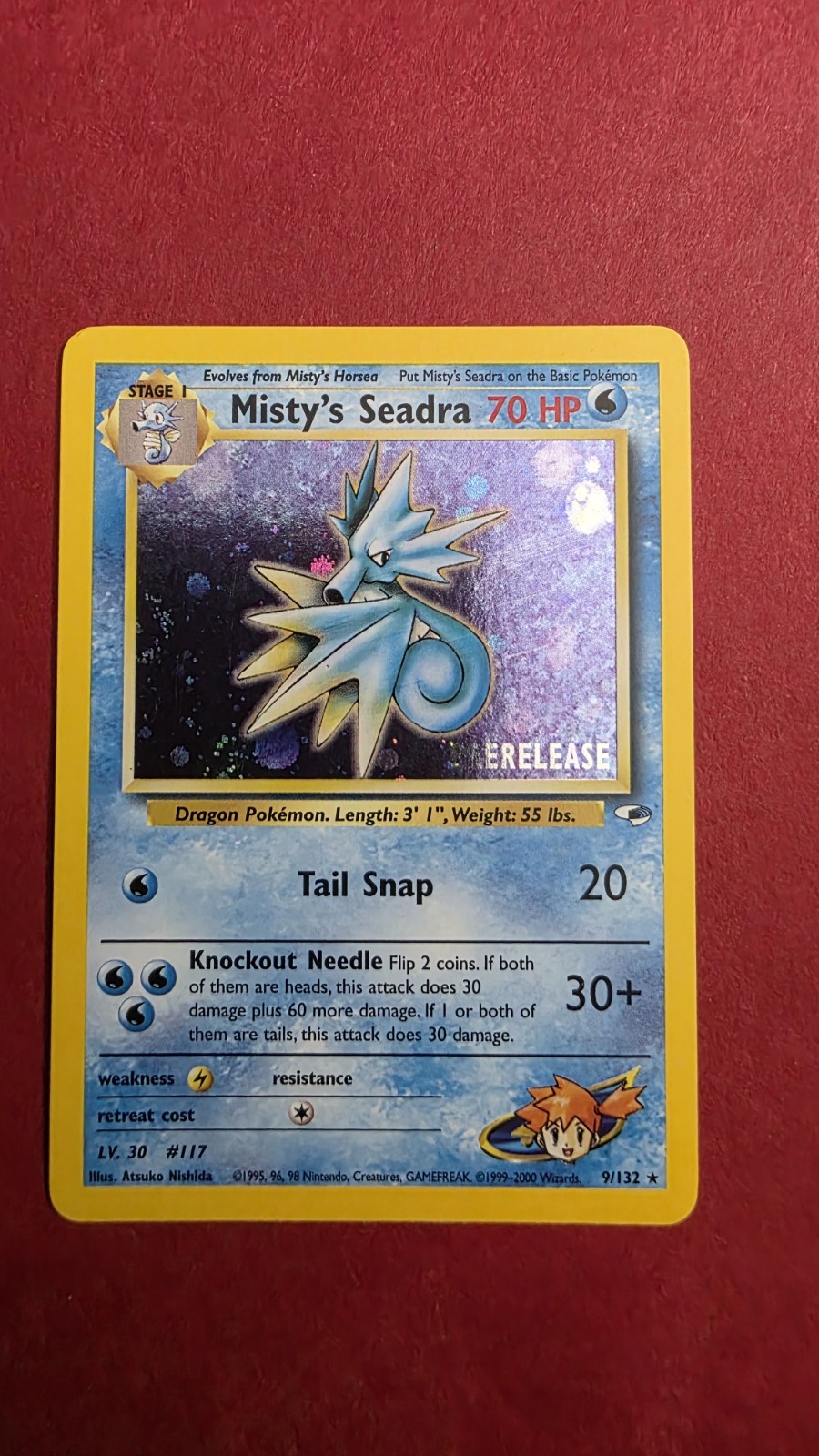 Misty's Seadra [Pre-Release] #9 Pokemon Gym Heroes