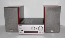 Onkyo R-805x Radio AM/FM Tuner Amplifier w/ Pair D-N3XA Speakers (Tested)