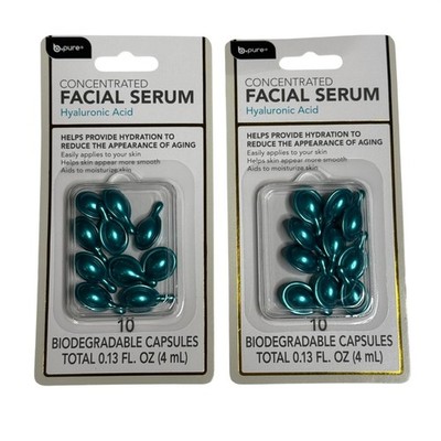 b.pure Hyaluronic Acid Capsules 2 Pack Hydrating Serum 20 Count