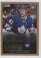 2013-14 Score Hot Rookies Gold Leo Komarov #638 0x0