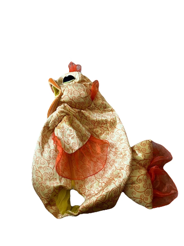 Disfraz de pez dorado infantil 6-12 naranja amarillo Foto 4 de 4