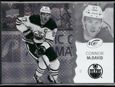 2023-24 Upper Deck Ice Hockey Greyscale /99 Connor McDavid #42 Oilers