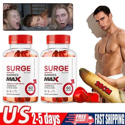 Vital Surge Male Gummies Maximum Strength Vital Surge Advanced Formula 60 Count