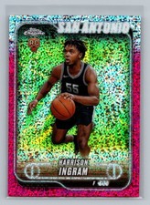 2024-25 Topps Chrome - Harrison Ingram #179 Magenta Speckle Refractor /350 (RC)
