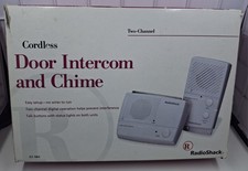 RadioShack - Wireless Door Chime with Intercom - 50 Foot Range VINTAGE Tested