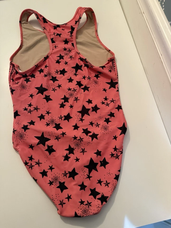 Leotardo Ciruela Gimnasia Rosa Y Negro Adulto Mediano Foto 2 de 2