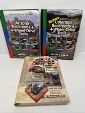 3 Books - Arizona Moab UT Northern California Backroads & 4 Wheel Drive Guides
