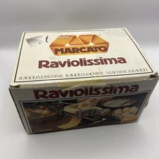 Vintage Marcato Raviolissima Pasta Ravioli Maker Attachment Made In Italy