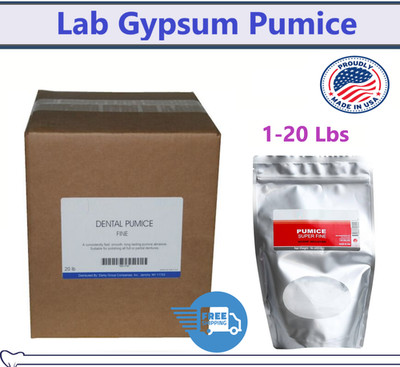 Pumice Powder Flour Medium Grit Dental Lab Scaling Polishing Prophy 1 Lb. -20 Lb