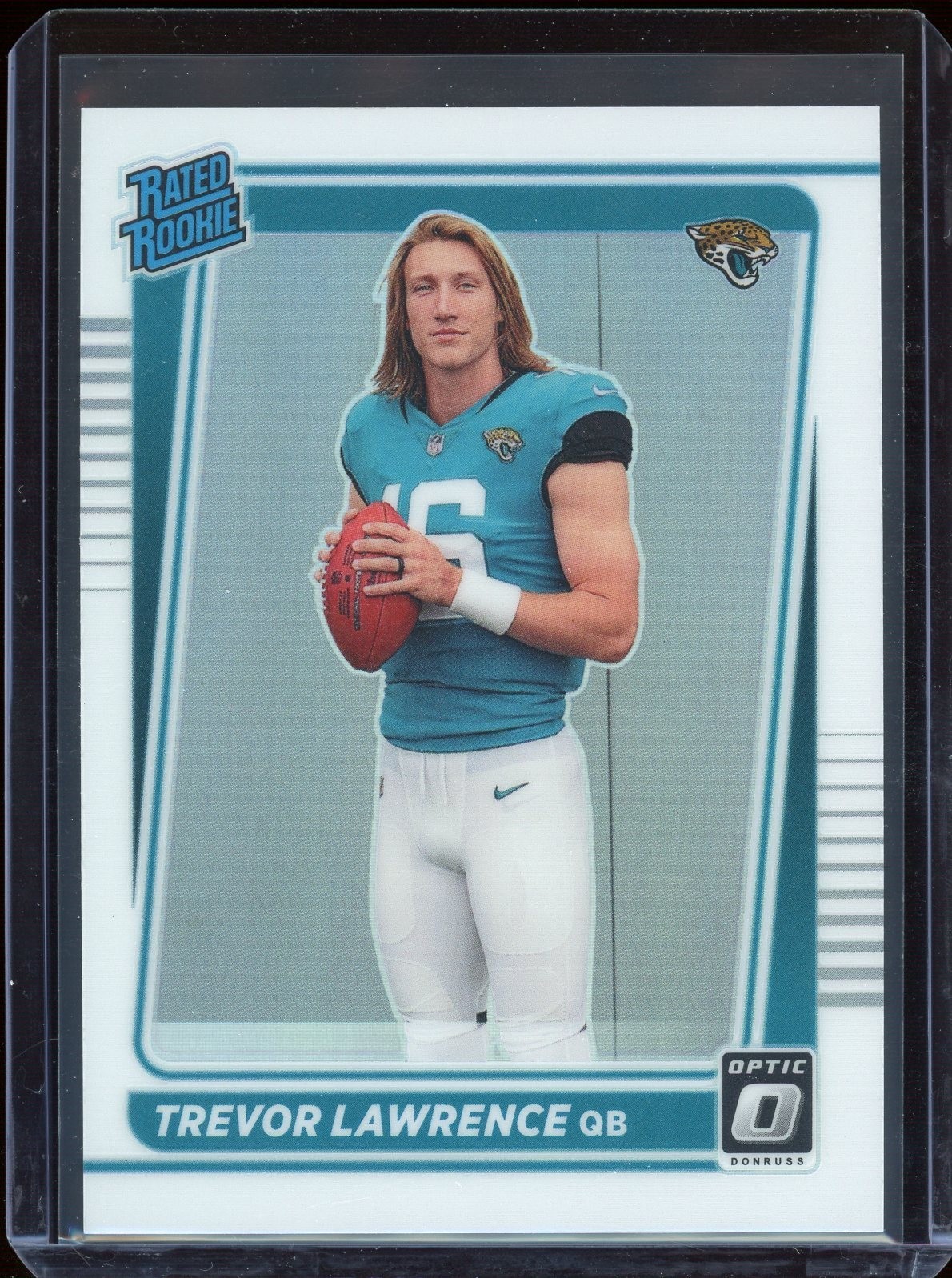 2021 Optic Trevor Lawrence #201 Holo Prizm Variation Rated Rookie