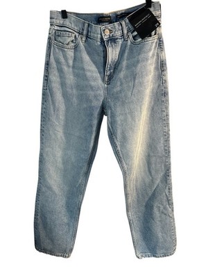 NWT Banana Republic High Rise Straight Ankle Jeans Size 29 Regular Light Wash