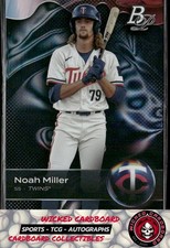 Noah Miller 2023 Bowman Platinum Top Prospects #TOP-34 Minnesota Twins