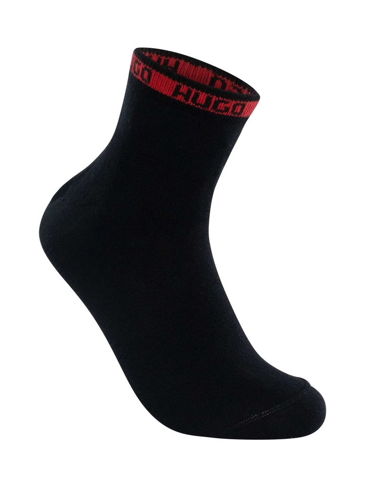 HUGO de los hombres Pack de 2 calcetines cortos, Negro - Imagen 3 de 4