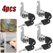 4x 20mm Barrel Drawer Cabinet Mail Box Locker Cam Lock Door Cupboard w/8 Keys