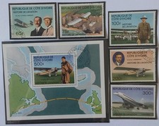 Elfenbeinküste,  Nr. 511/15, Block 7,  1977,  gestempelt
